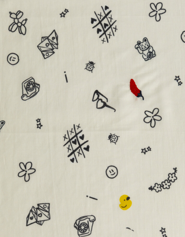 Pañuelos Raso Algodón Pañuelo De Algodón Orgánico - Combinacion Multicolor