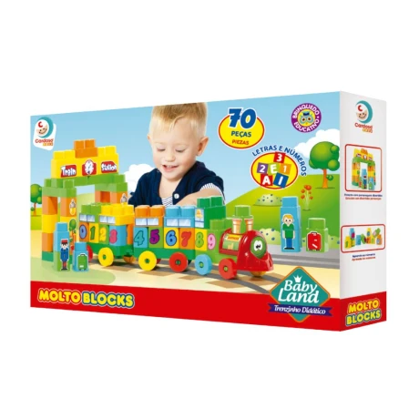 Tren Didáctico 70 Piezas Blocks Baby Land 001