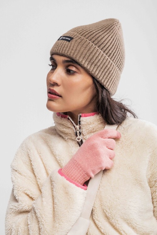 Gorro tejido Rio Camel