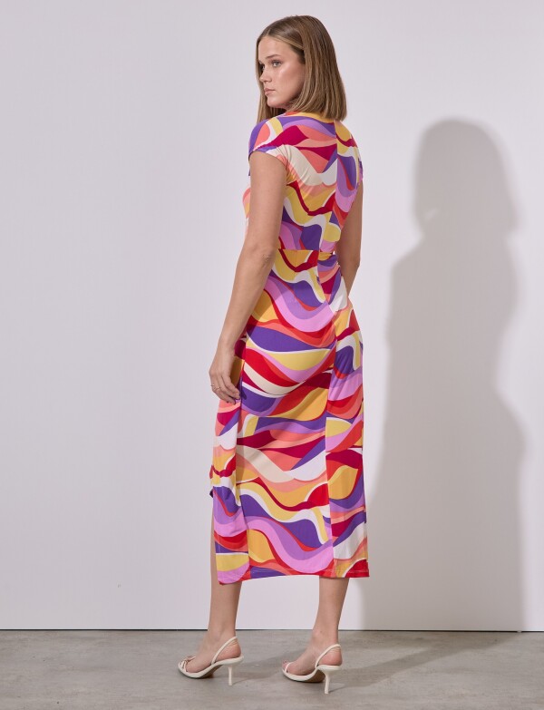 Vestido Swirl MULTI/VIOLETA