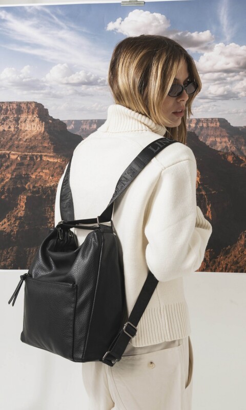 CARTERA MOCHILA KELLY NEGRO