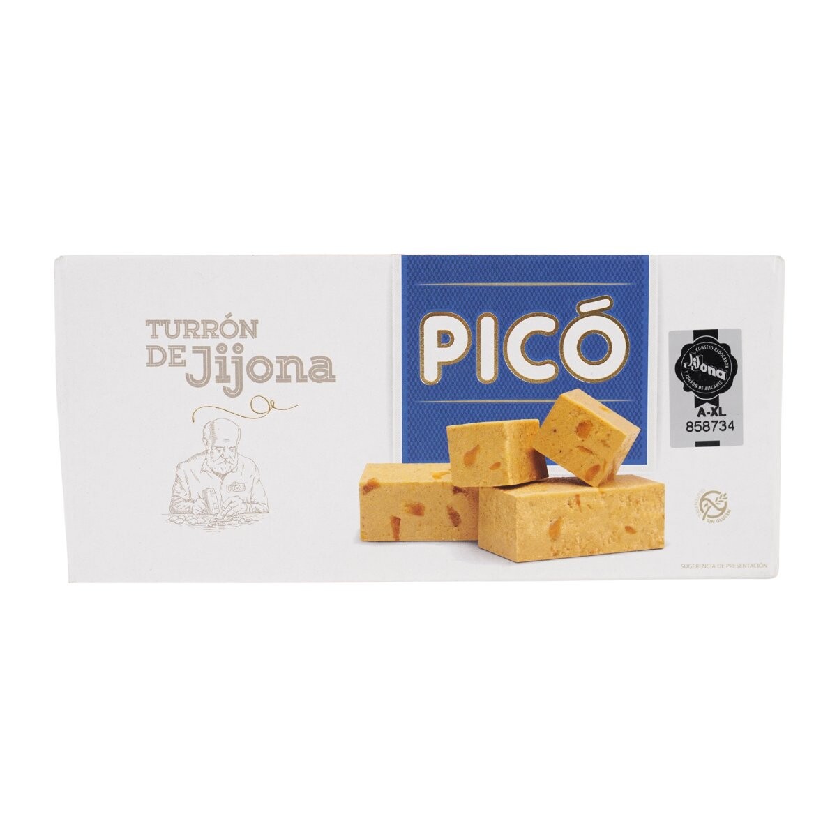 Turron Español Pico Almendra Jijona 150g Blando 