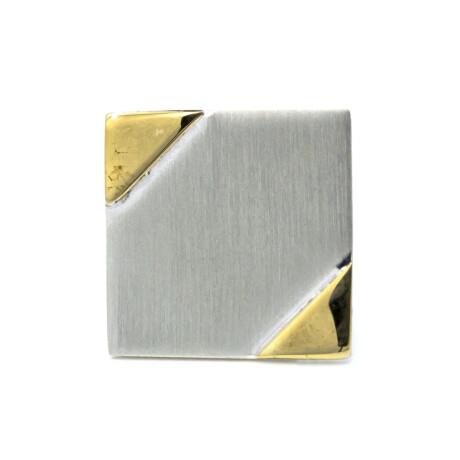 Gemelos de plata 925 y double en oro 18 ktes. Gemelos de plata 925 y double en oro 18 ktes.