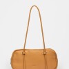 Cartera al hombro Horizon en cuero graneado Cuoio