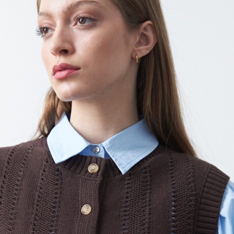 CHALECO MELT Chocolate