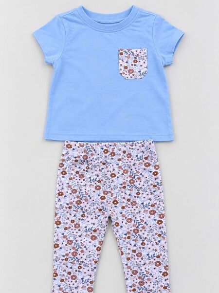 CONJUNTO COCOMIEL 8881 BEBA CELESTE