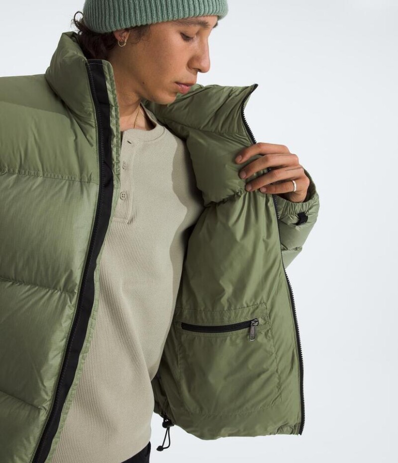 Campera de Pluma 1996 Nuptse hombre Bark Mist
