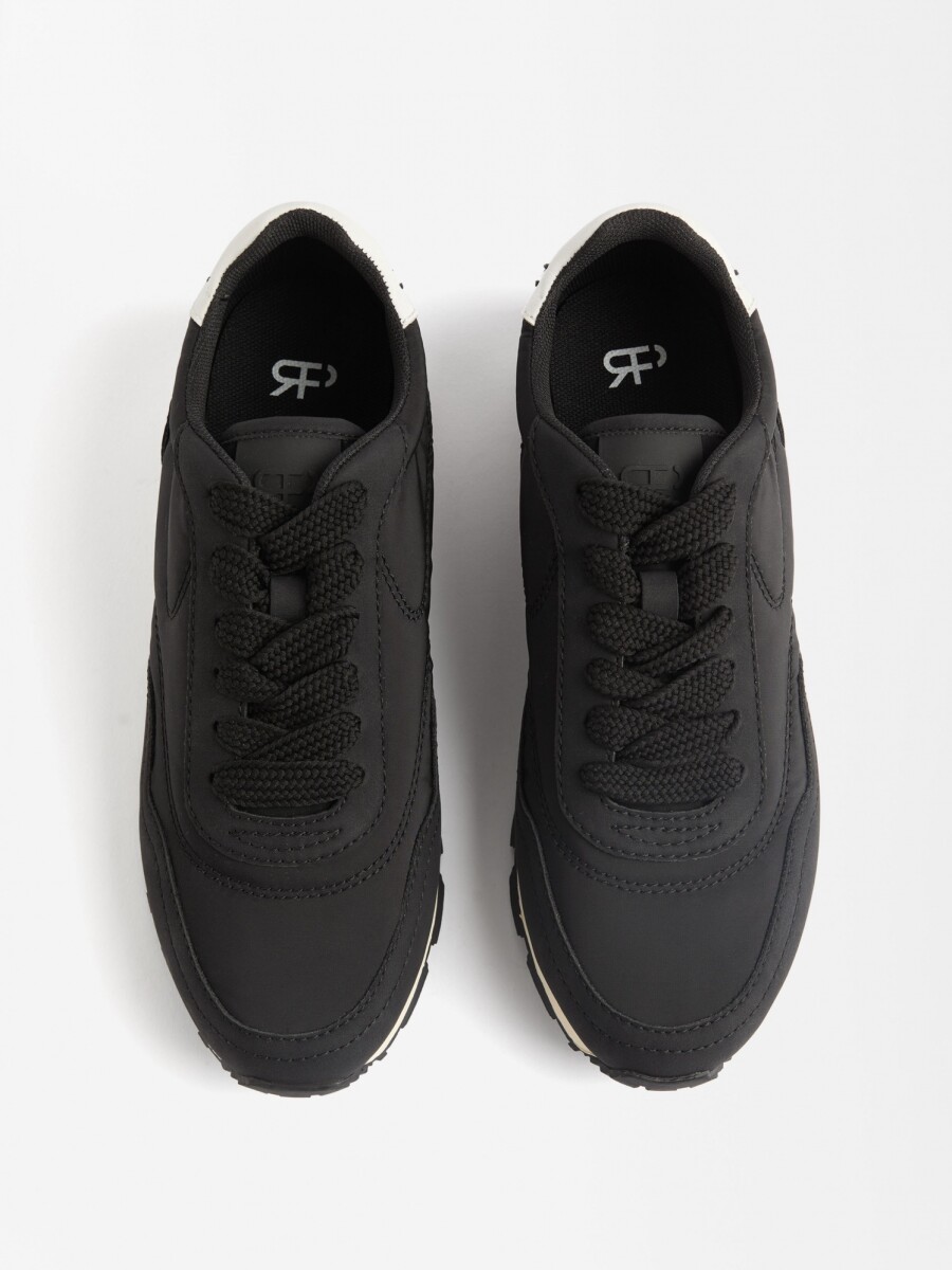 Zapatillas Combinadas De Nylon negro