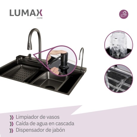Pileta Acero Inox Multifuncion con lava vaso Pileta Acero Inox Multifuncion con lava vaso