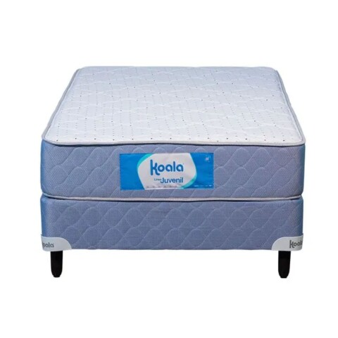 Sommier Koala Juvenil 100x190 Base+Colchon Azul