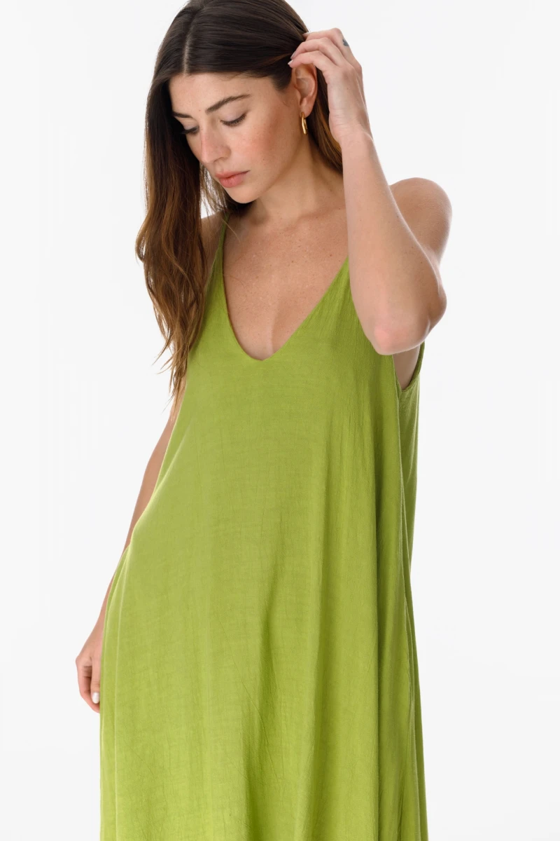 Vestido Sun verde talle unico