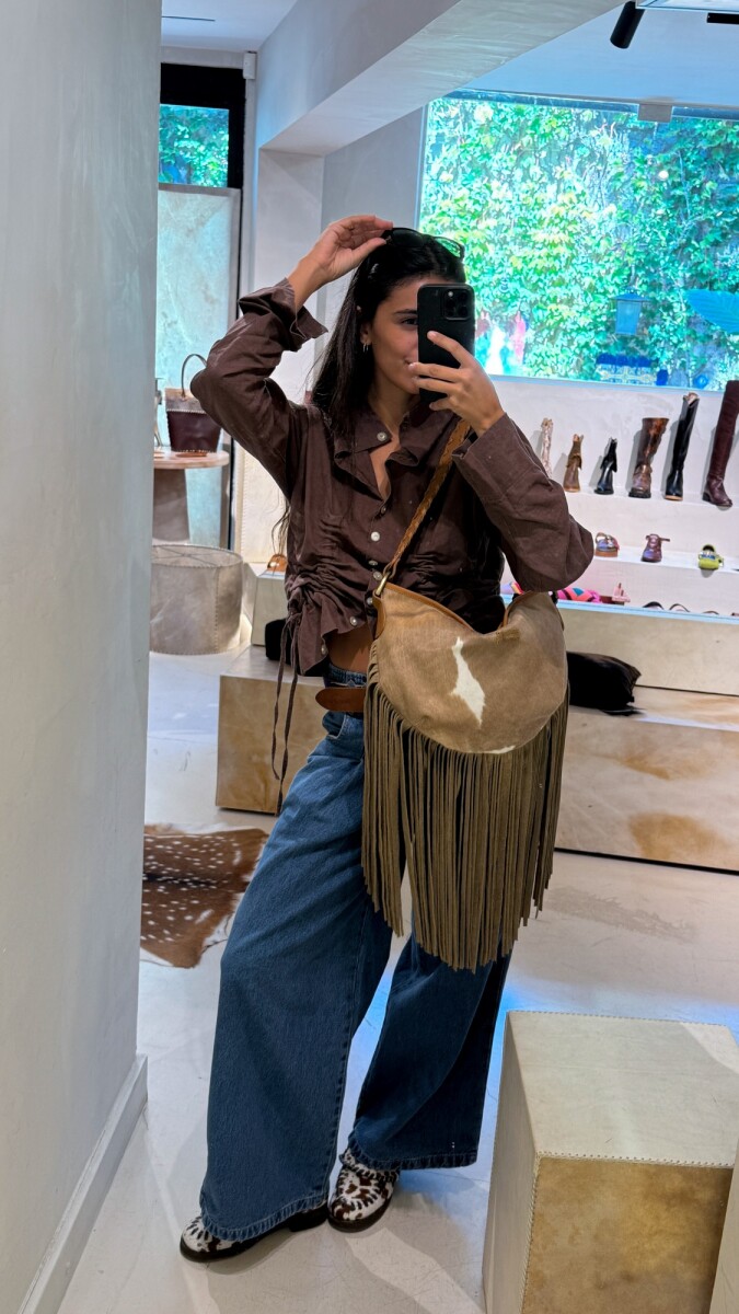 Bellaca Bag - Cowhide Beige / Topo 