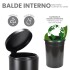 Tacho De Basura Basurero Cesto Residuos 20 Litros Papelera Grande Acero Inoxidable Imback Color Negro Tacho De Basura Basurero Cesto Residuos 20 Litros Papelera Grande Acero Inoxidable Imback Color Negro