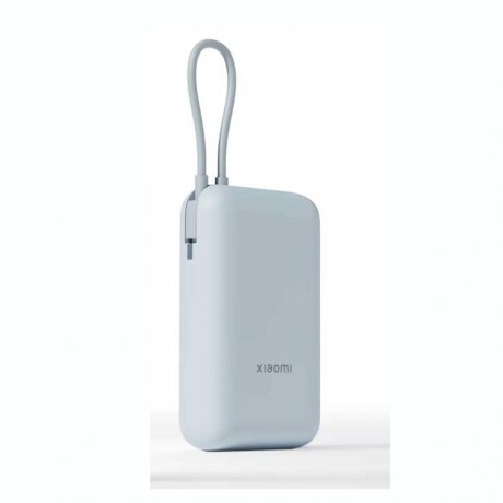 XIAOMI POWER BANK 10000MAH INTEGRATED CABLE Cargador Portátil XIAOMI Power Bank 10000 mAh 22,5W Cable Integrado - Ice Blue