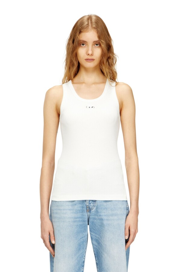 Top Para Mujer T-Anki-Od Tank Top Blanco