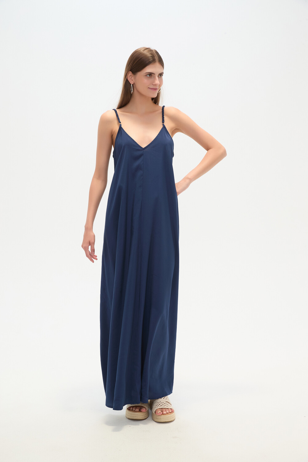 Vestido Bando Azul Marino