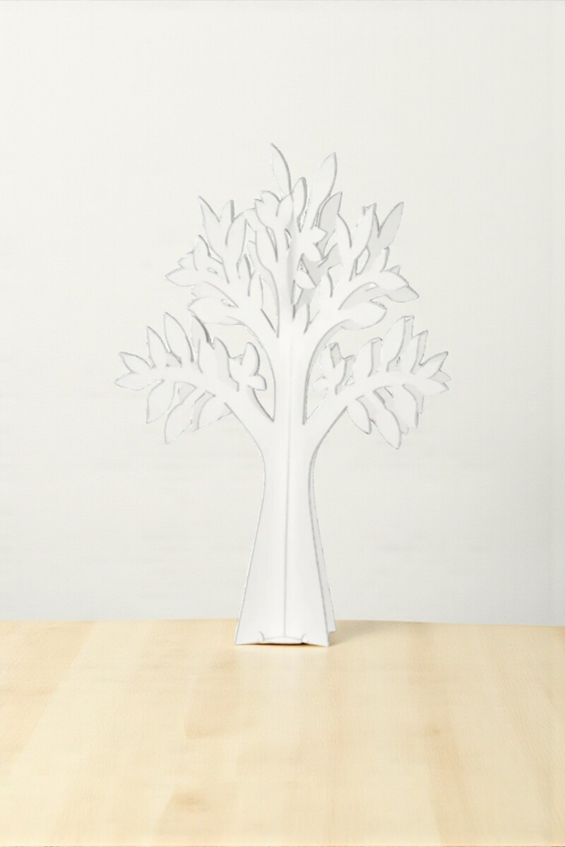 Árbol cartón Olmo 88,5 cm - Blanco 