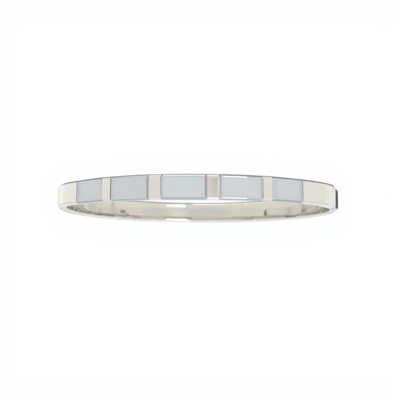 Brazalete moderno-Plata 925-Piedra Nacar-BR3009 conpiedra