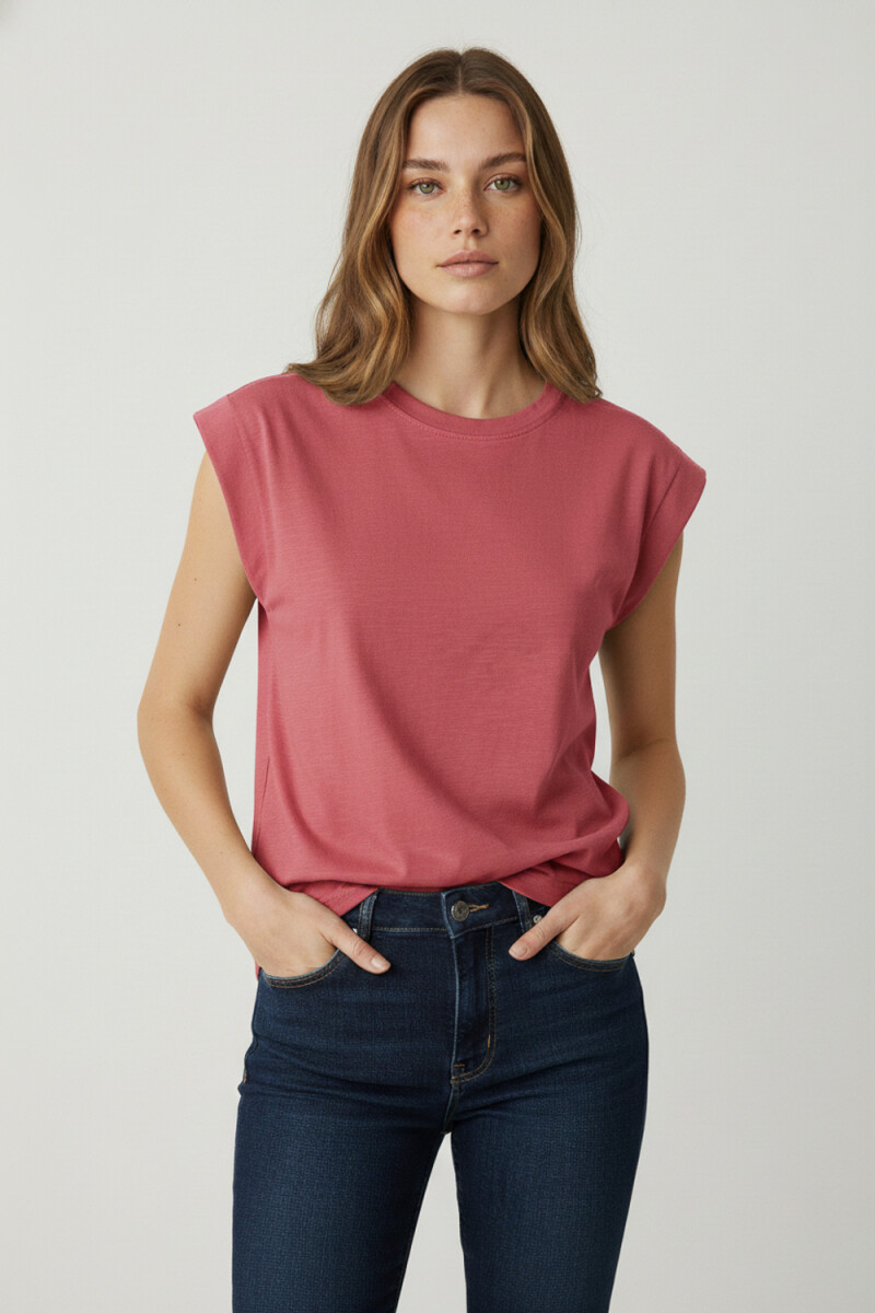 Remera Alismo - Bordeaux Claro 