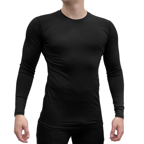 Set X4 Remera Térmica Deportiva Manga Larga Para Hombre Multicolor