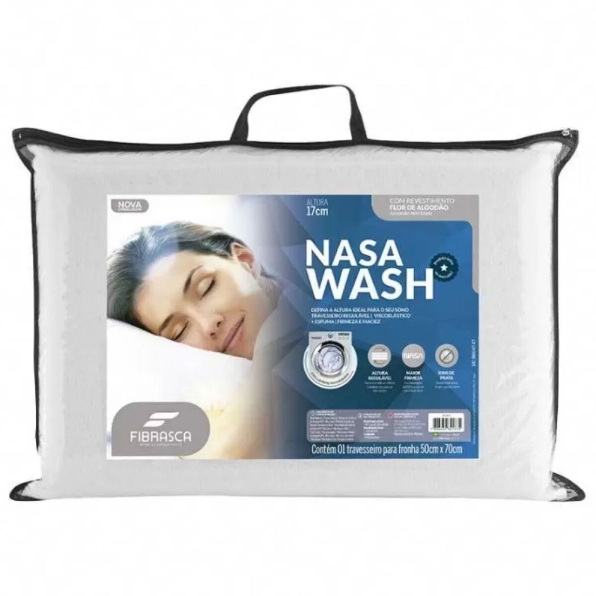 Almohada altura regulable Nasa Wash 