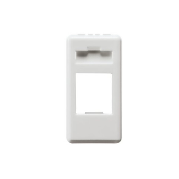 Módulo adaptador calado RJ45 blanco GC0270