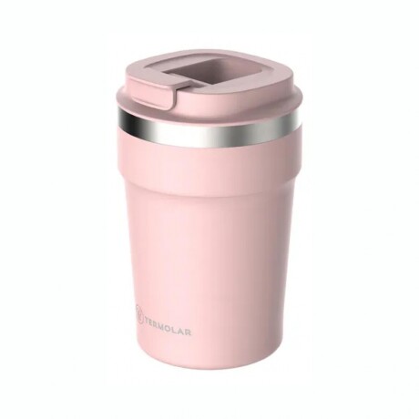 VASO TERMICO TERMOLAR CON TAPA 380ML Vaso Térmico TERMOLAR Con Tapa Capacidad 380ML - Rosado