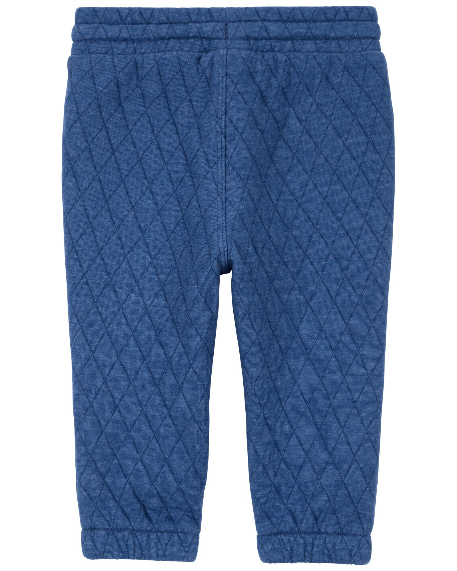 Pantalón de algodón, capitoneado, azul Sin color