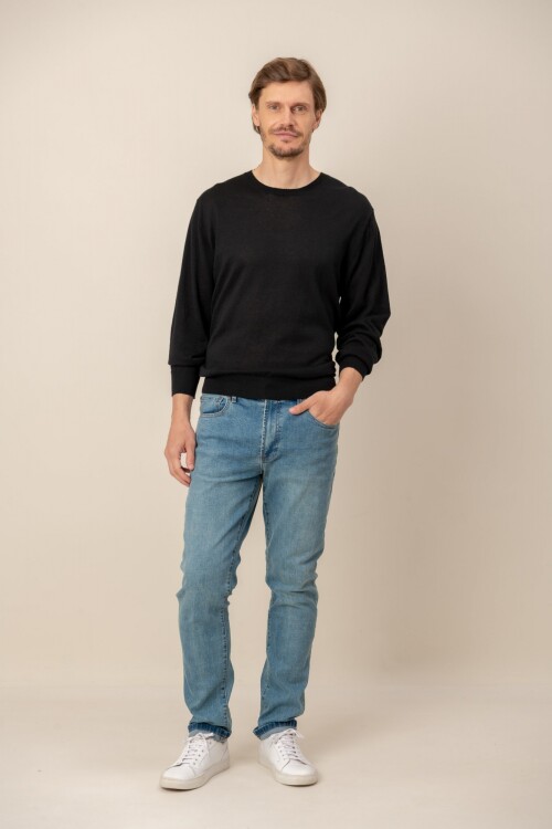 Sweater lino Negro