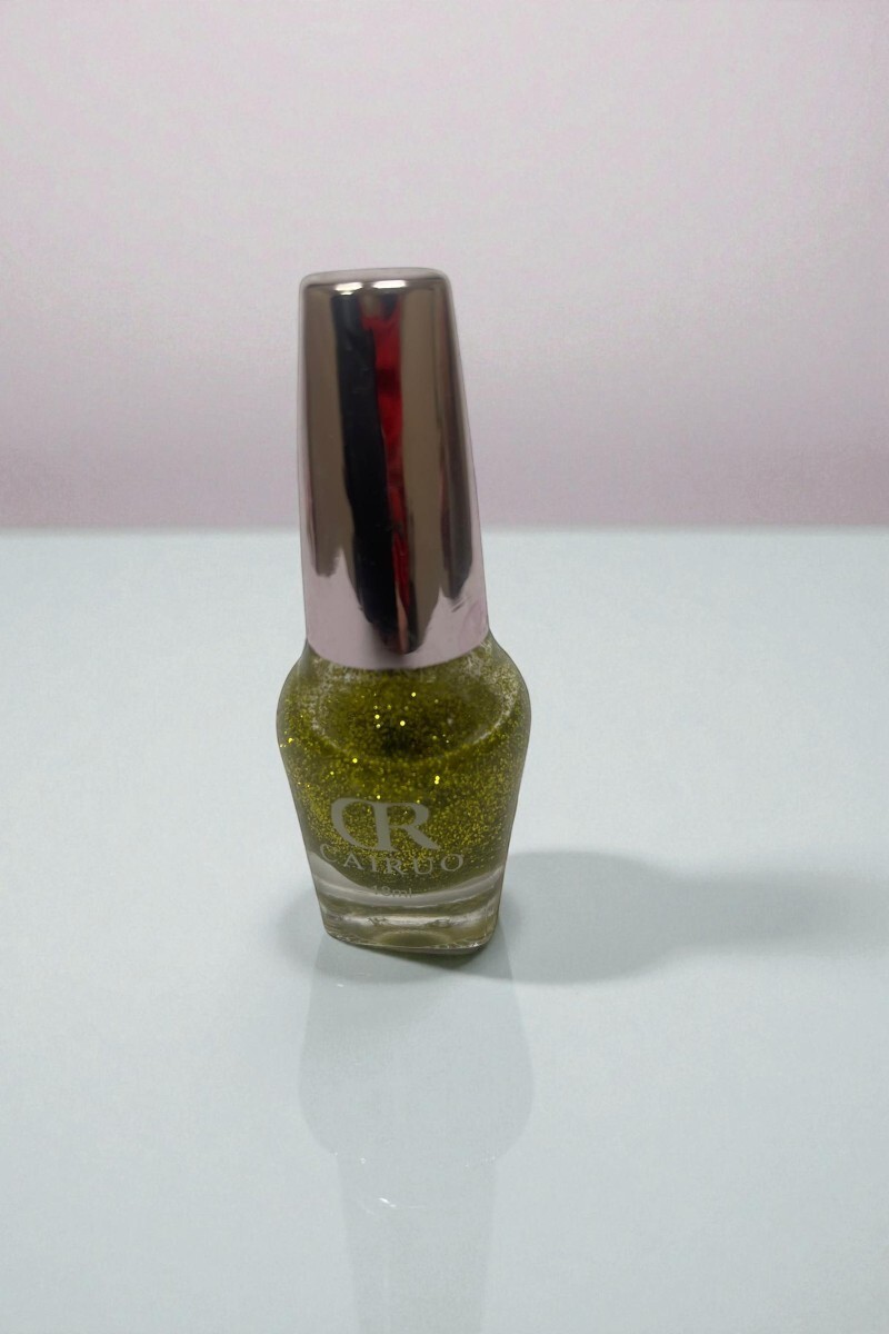 Esmalte glitter - blanco y negro 