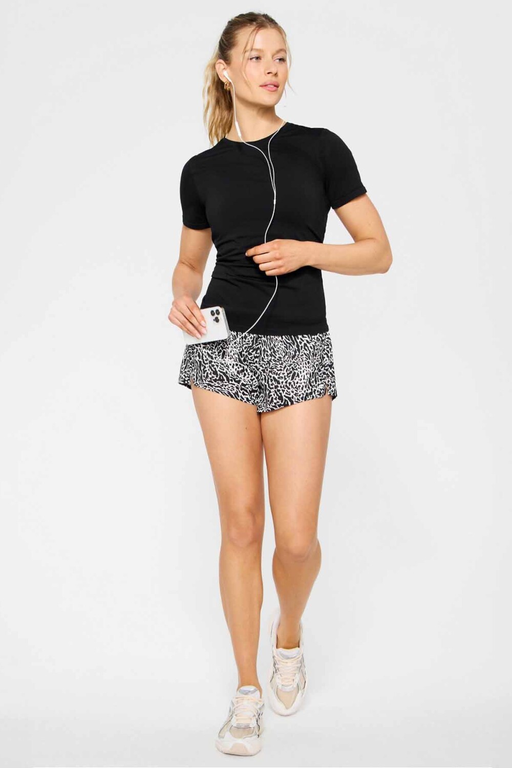 Polo Manga Corta Feather Tech Mujer Black