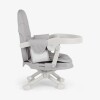 Silla de comer portatil PAPPO KIKKABOO gris