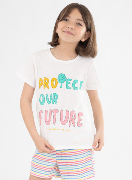 Pijama infantil future Blanco