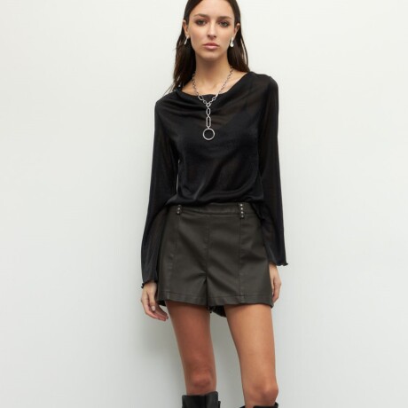 SHORT BONNIE Marrón Corteza