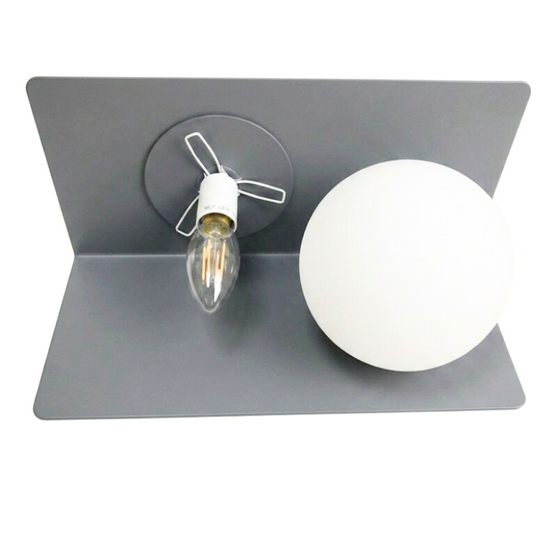 LUMINARIA DE PARED TODD Luminaria de Pared Todd Gris