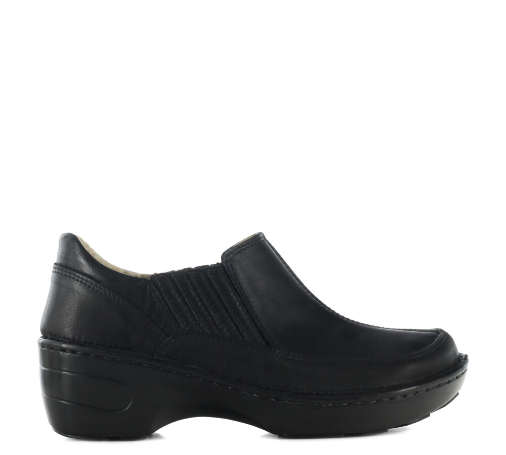 Zapato Casual Con Elastico Negro