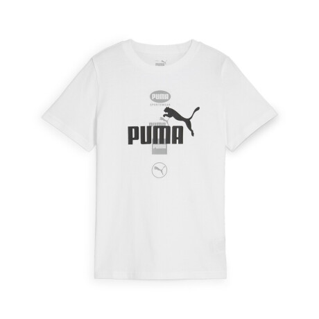 POWER Graphic Tee B 68185802 Blanco