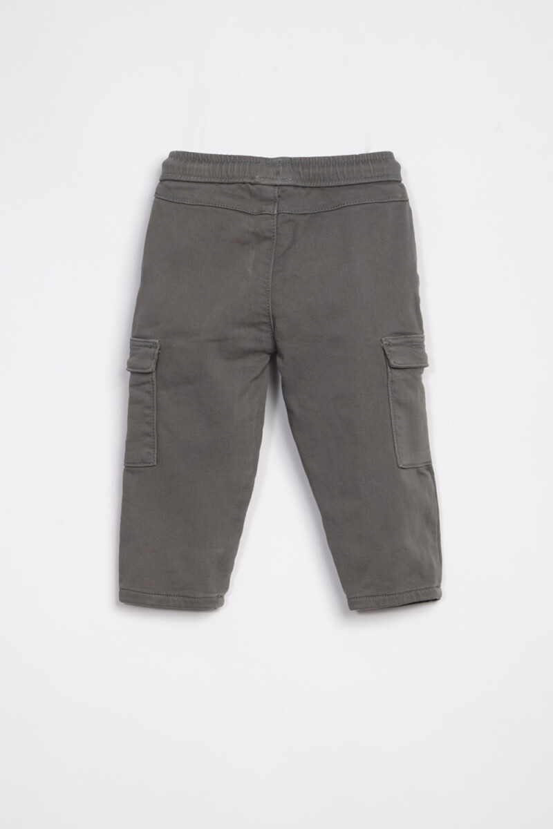 PantalÃ³n Cargo Gris oscuro