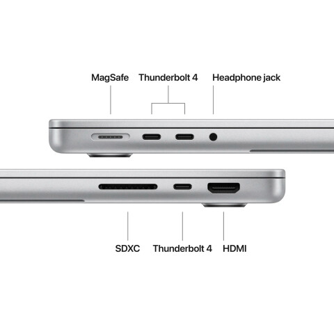 MacBook Pro 14 M5 24GB RAM 1TB SSD 10C-GPU 10C-GPU Silver- Ingles MacBook Pro 14 M5 24GB RAM 1TB SSD 10C-GPU 10C-GPU Silver- Ingles