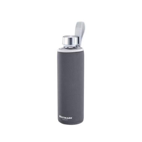 Botella de Vidrio con Funda 550 ml Gris Westmark Botella de Vidrio con Funda 550 ml Gris Westmark