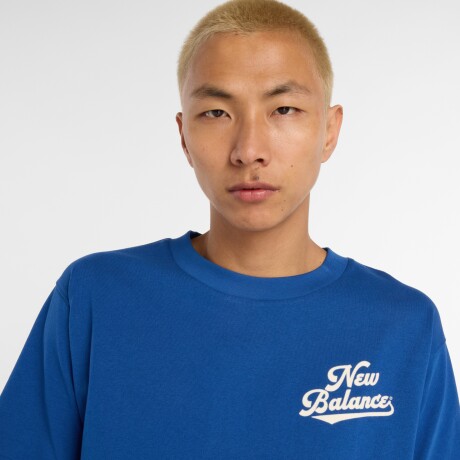 Remera New Balance de hombre - MT53901GAB BLUE