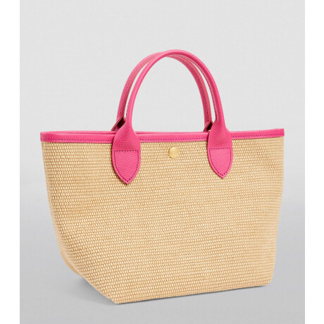 Longchamp -Cartera estilo cesta, Le panier pliage Basket Fucsia