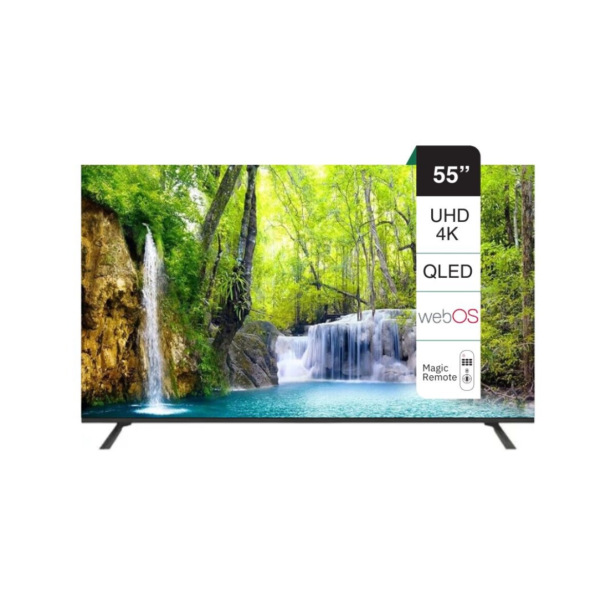 Smart Tv HYUNDAI 55' UHD 4K QLED HYEM55QLED WebOS Con Magic Remote 