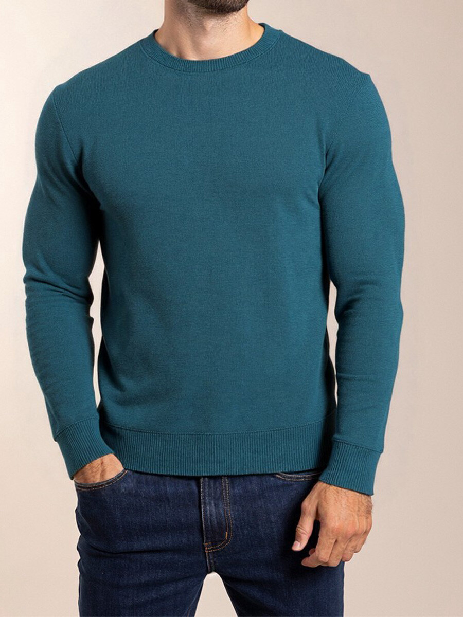 SWEATER MOSAR - Petroleo 