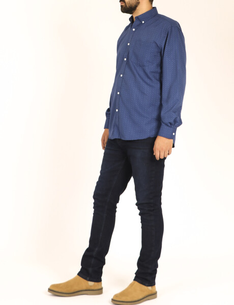 Camisa Harrington Urban Azul/celeste