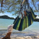 Hamaca Paraguaya Silla Colgante C/ Almohadones Verde