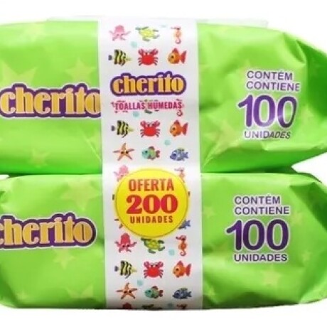 Pack X200 Toallitas Húmedas Cherito 001