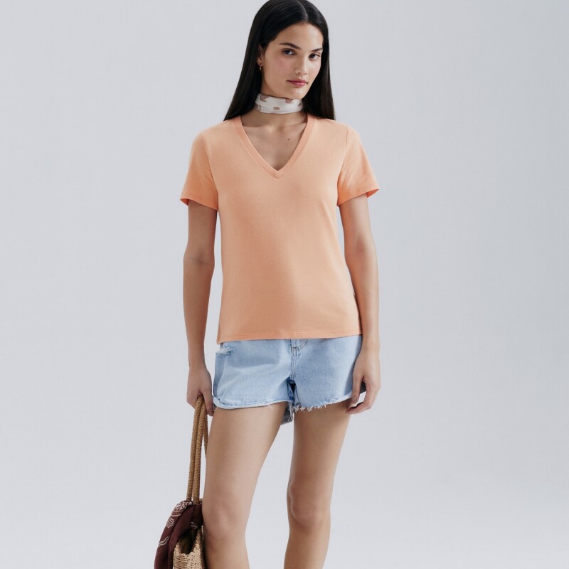 BLUSA MM FEM NARANJA
