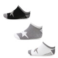Medias Unisex Converse x2 Chuck Taylor Negro - Gris - Blanco