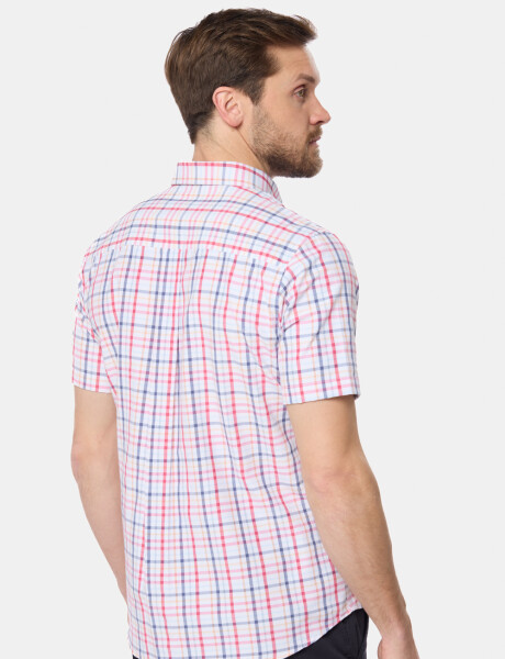 CAMISA SPORT A CUADROS Rojo